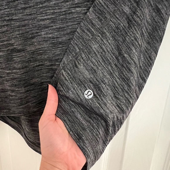 Lululemon Meant to Move Long Sleeve Grey Heathered Shirt - Picture 6 of 8